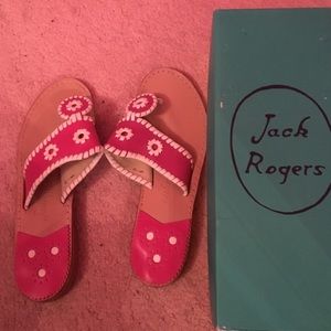 Jack Rogers Pink Sandals 6.5